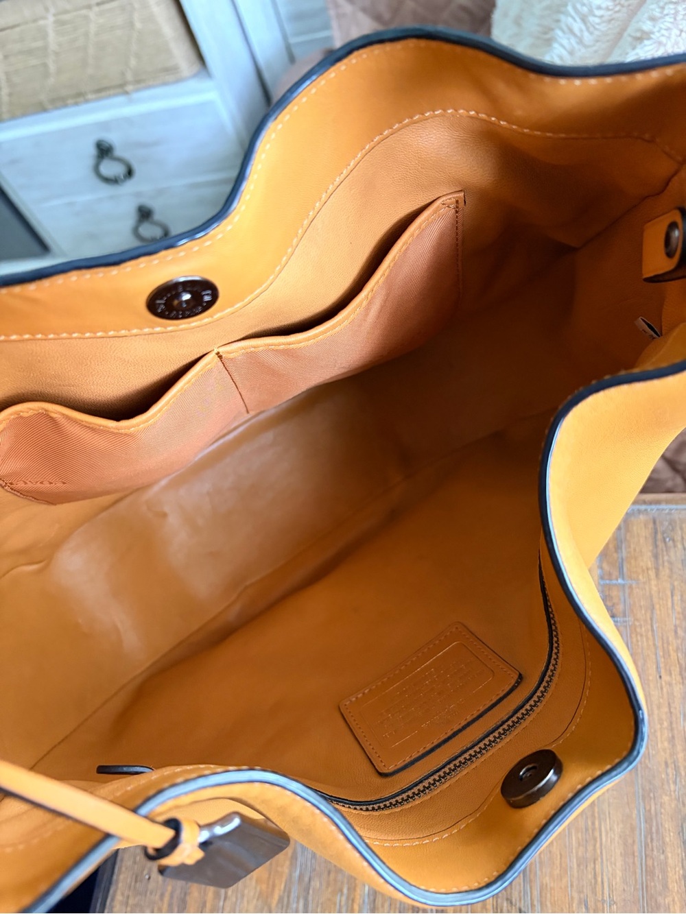 Coach Leather Hobo Nomad Shoulder Bag - Picture 9 of 13